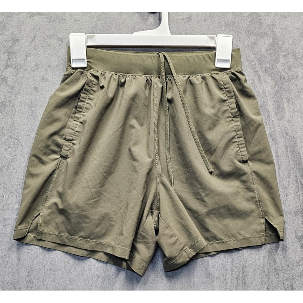 Under Armour Mens Olive Green Athletic Training Shorts Size Small 1373669